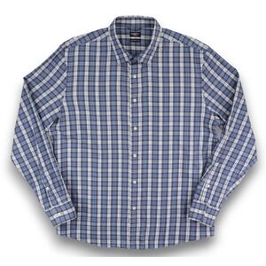 Faherty Reserve Men's The Movement Shirt Blue White Plaid Size XL Lightweight